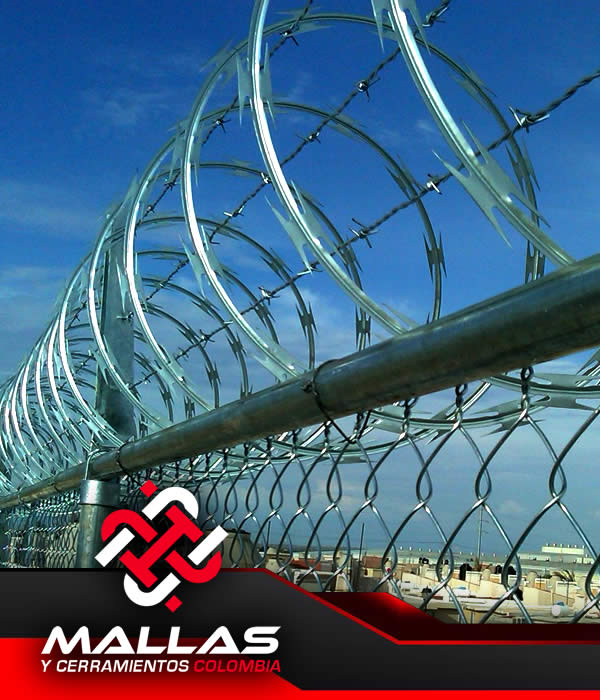 Empresa para la fabricación, instalación y venta de concertinas metálicas de seguridad para cerramientos metálicos en Bogotá, Colombia